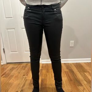 Maje Women’s Black Leather Pants